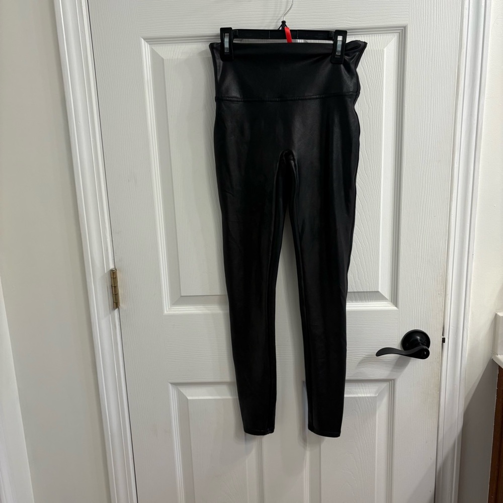 Spanx faux leather leggings